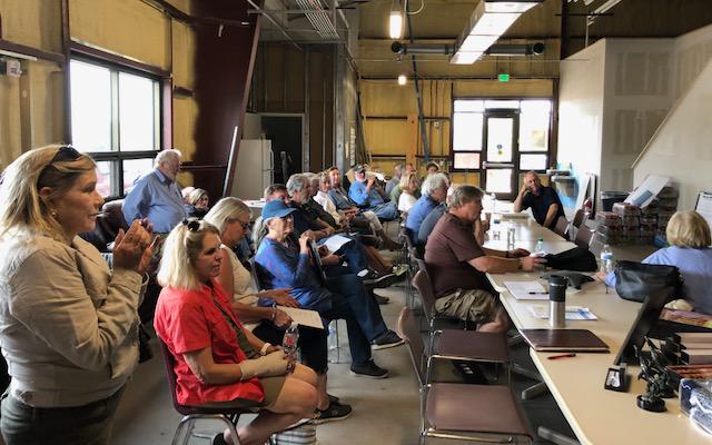 SPAWP team presenting at a community wildfire preparedness workshop